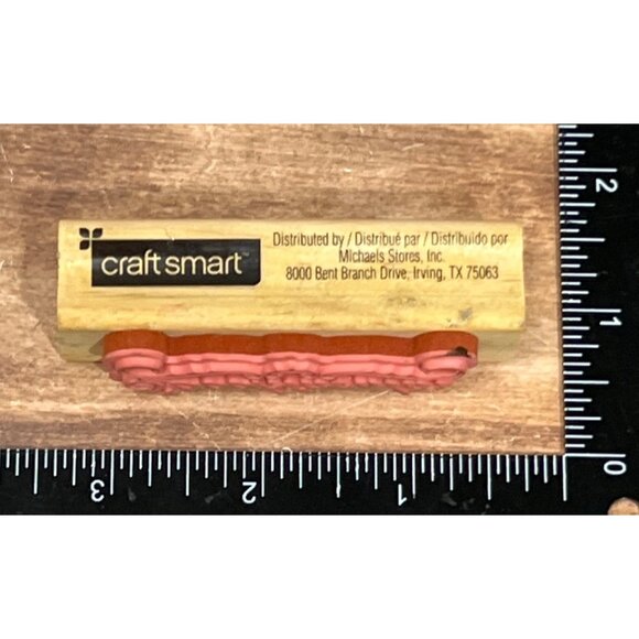 276870 CraftSmart Rubber Mounted Wood Stamp Spooktacular - Picture 2 of 5